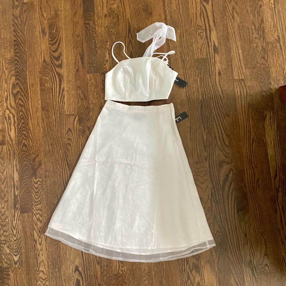 Lulus white two piece set